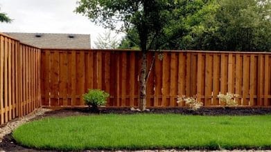 wood fence